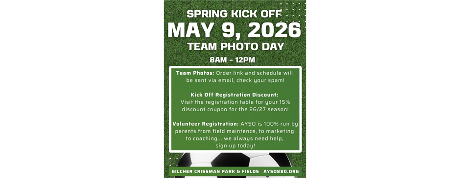 Spring Kick Off and Picture Day!