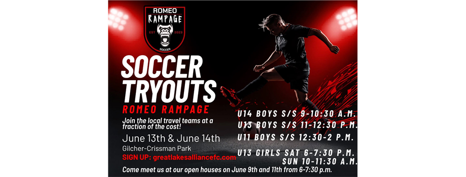 GLA Romeo Rampage Open Houses and Tryouts!